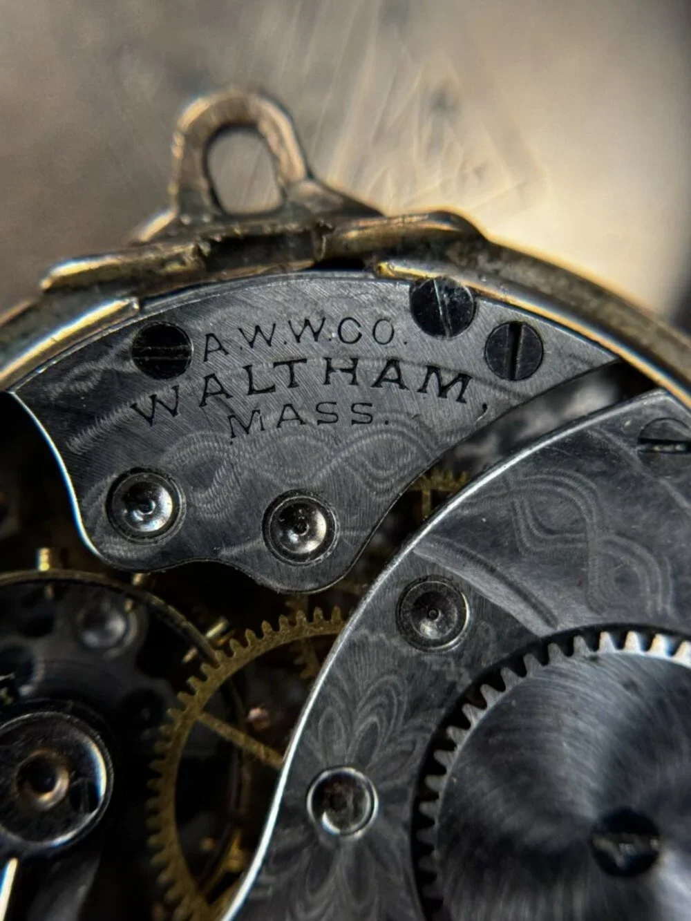 1919 Waltham Grade 225 17J 12S Pocket Watch Wadsworth 20 Yr Gold Filled Case